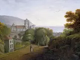 Agostino Aglio, Entrance to Hastings, East Sussex, from London Road