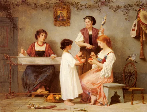 Alfred de Curzon, Afternoon pasttimes.