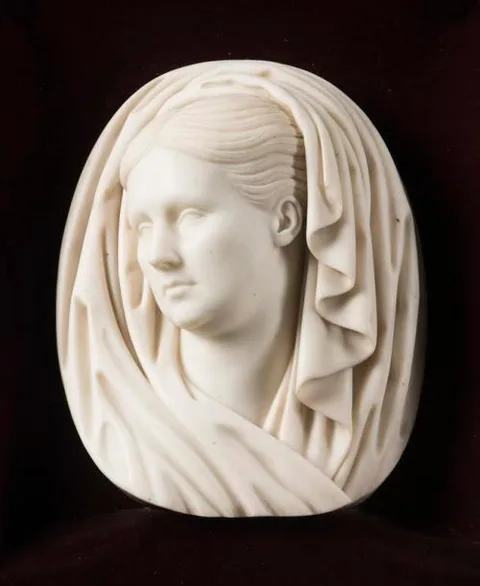 John Steell, Draped Portrait Head - Sir John Steell