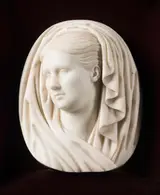 John Steell, Draped Portrait Head - Sir John Steell