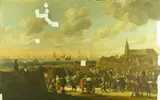 Cornelis Beelt, The departure of King Charles II of England from Scheveningen, 2 June 1660