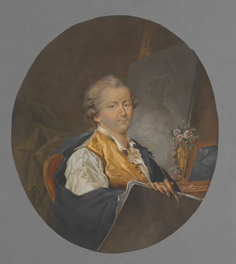 Martin Drolling, Miniatyrmålaren Peter Adolf Hall