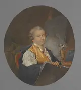 Martin Drolling, Miniatyrmålaren Peter Adolf Hall