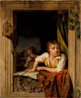 Martin Drolling, Painting and Music (Portrait of the Artist's Son)