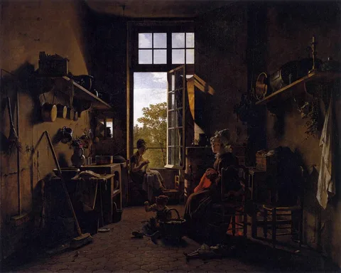 Martin Drolling, Interior of a Kitchen