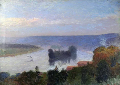 Joseph Delattre, The Seine below Rouen