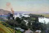 Joseph Delattre, The Seine above Rouen