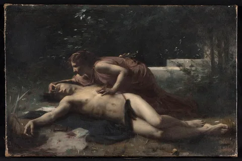 François-Alfred Delobbe, Pyramus and Thisbe (small format)