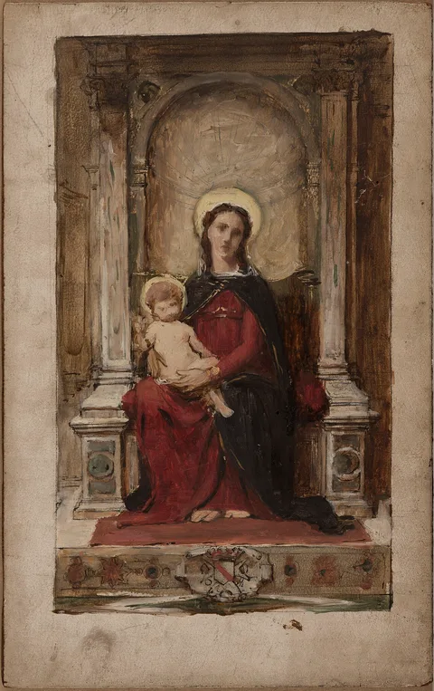 François-Alfred Delobbe, Virgin and Child