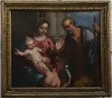Carlo Caliari, Holy Family with the Infant Saint John