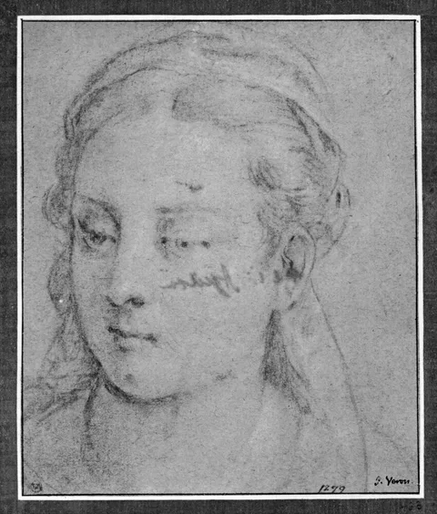 Carlo Caliari, Head of a woman