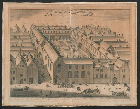 Jacobus Harrewijn, De cisterciënzer abdij Sint-Salvatoris te Antwerpen