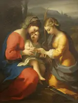 Antonio Cavallucci, The Mystic Marriage of Saint Catherine (after Correggio)