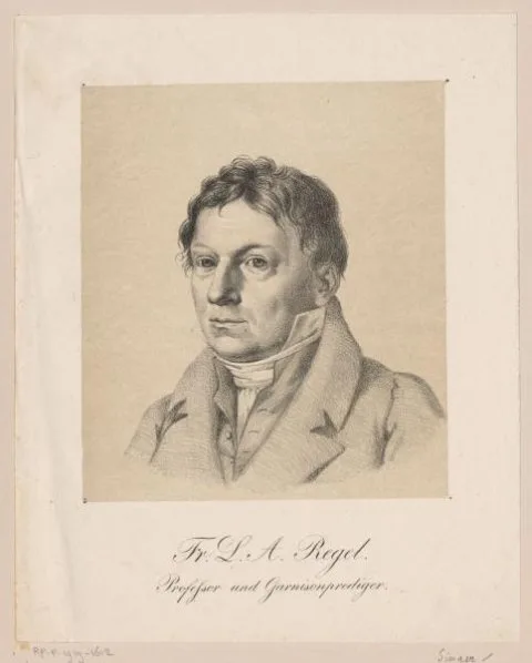 Paul Emil Jacobs, Portret van Friedrich Ludwig Andreas Regel