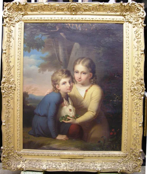 Paul Emil Jacobs, Princes Ernest (1818-1893) and Albert (1819-1861) of Saxe-Coburg-Gotha