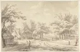 Egbert van Drielst, Landschap met enkele boerderijen