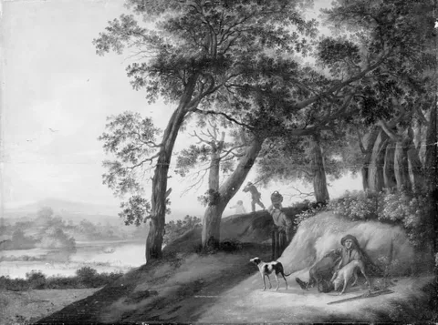 Willem de Heusch, Hunter with his Hounds