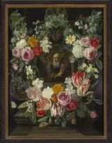 Carstian Luyckx, Personification of Time in a flower garland