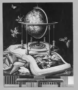 Carstian Luyckx, Still life with book and sky globe