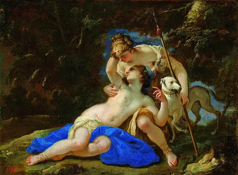 Federico Cervelli, Jove under the guise of Diana and Callisto