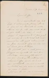 Silvio Giulio Rotta, Brief aan Frans Buffa en Zonen
