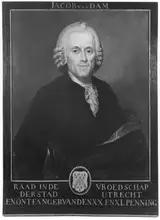 Jacob Maurer, Portrait of Jacob van Dam (1720-1783)