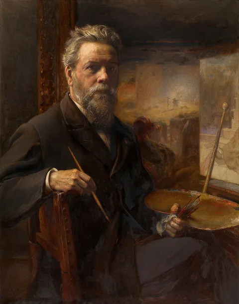 Pieter Van der Ouderaa, Self Portrait