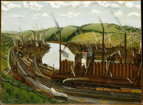 John Kane, The Monongahela River Valley, Pennsylvania