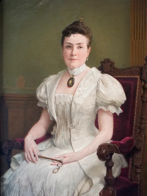 Seymour Joseph Guy, Portrait of Annmary Brown Hawkins (1837-1903)