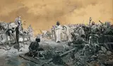 Jose Echena, The Arrival at Calvary