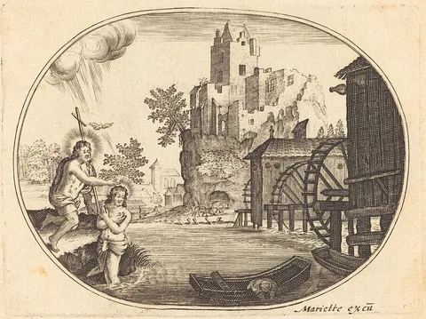 Balthasar Moncornet, The Baptism of Christ