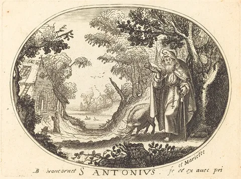 Balthasar Moncornet, Saint Anthony