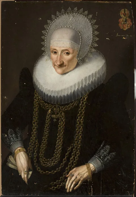 Samuel Hoffmann, Portrait of a woman aged 69