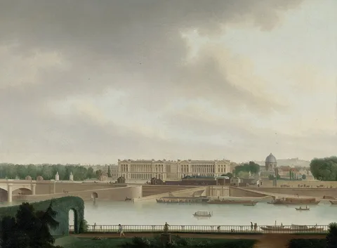 Joseph August Knip, The View from the Batavian Embassy in Paris