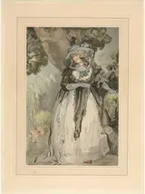 George Moutard Woodward, Mrs. Samuel Howitt (née Elizabeth Rowlandson)