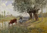 Carl Trägårdh, Countryside near Grez-sur-Loing