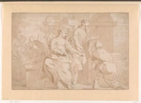 Barend Graat, Allegorie op de verzorging in het Oudemannen- en vrouwengasthuis
