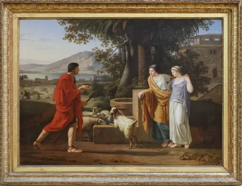 Louis Gauffier, Jacob coming to find the daughters of Laban