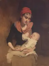 Louis Deschamps, The young mother