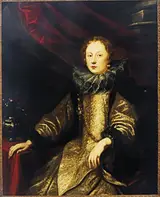Giovanni Maria delle Piane, Portrait of Battina Balbi, wife of Marcello Durazzo (1593-1632)