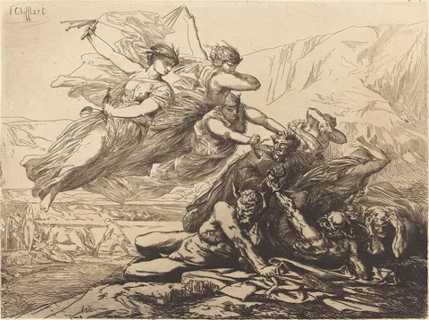 François Chifflart, Justice, Vengeance, and Truth
