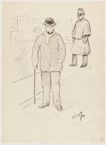 Frédéric-Auguste Cazals, Paul Verlaine à Londres