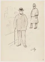 Frédéric-Auguste Cazals, Paul Verlaine à Londres