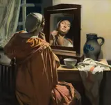 Firmin Baes, Woman at her toilet