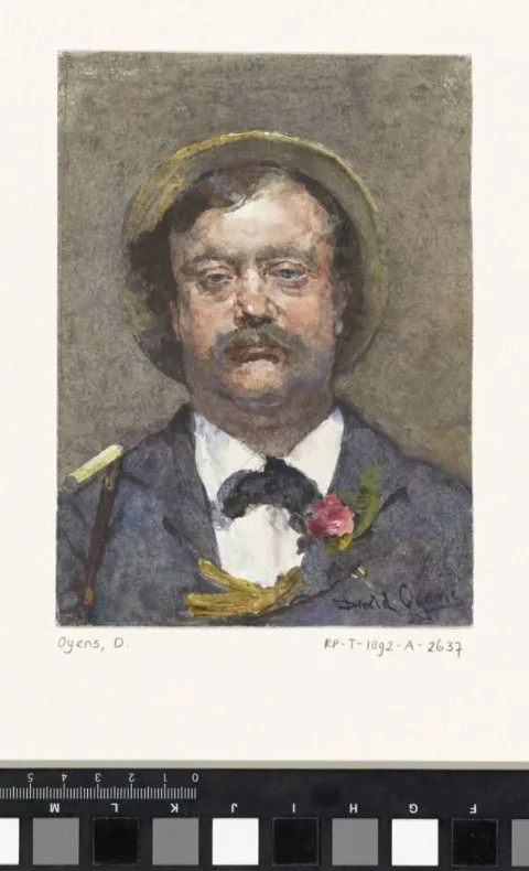 David Oyens, Portret van Pieter Oyens (Een bon-vivant)