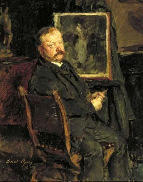 David Oyens, Portrait of the Painter Pieter Oyens