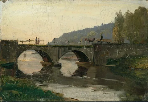 Peder Cappelen Thurmann, Den gamle Lysakerbroen
