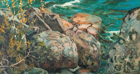 Helmi Biese, Cliffs by the shore