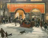 Adrien Hébert, Hyman's Tobacco Store