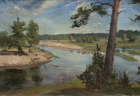 Stanisław Jarocki, Landscape of Zaleśsie